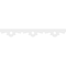 Ekena Millwork Frederic Architectural Grade PVC Running Trim, 6"H x 5/8"P x 48"L RUNP06X0625X48FRD - alternate 3